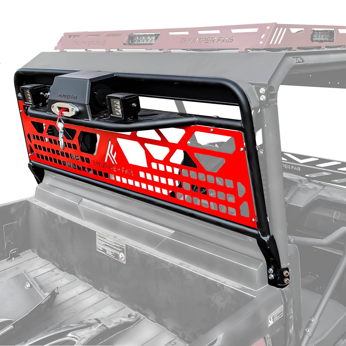 Tracker 800SX Winch Headache Rack