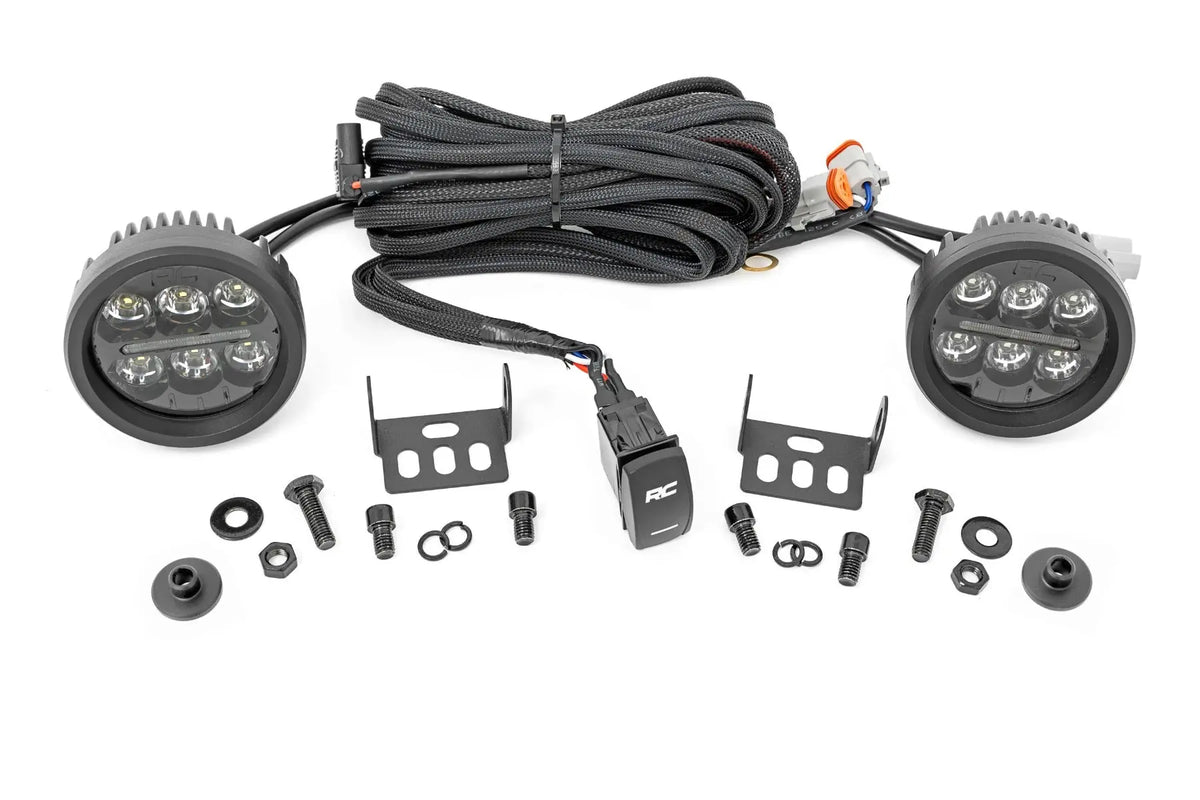Rough Country LED Ditch Light Kit Ford Bronco 4WD 2021-2026 71046