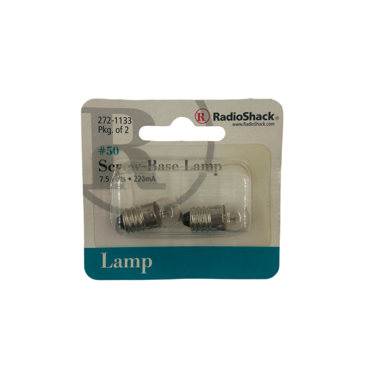 Screw base lamp 7.5 Volts 220mA 272-1133 TekShack