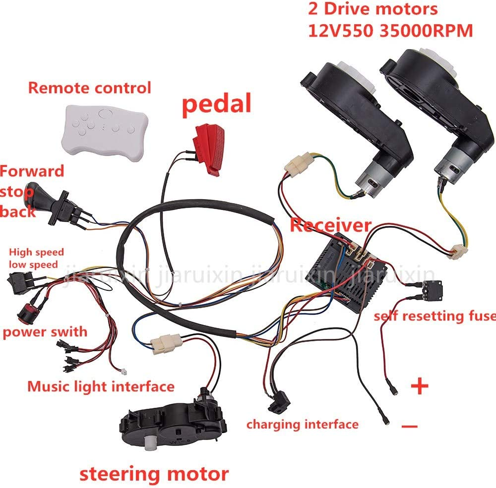 Upgrade Your Child's Ride with Our 12V DIY Remote Control Kit for Kids' Cars