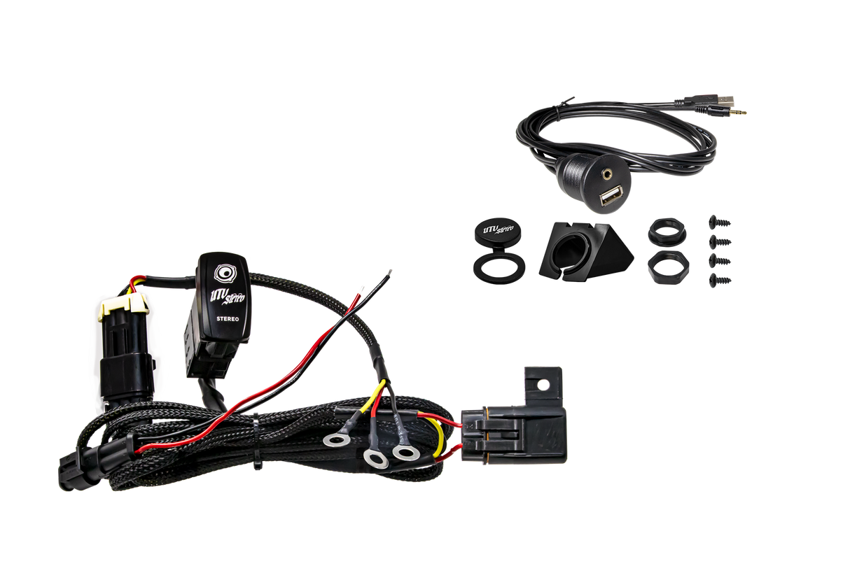 '25 -'26 RZR® Pro Series Head Unit Mount | UTVS-PRO2-HUMT-DASHKIT-RKR UTV Stereo