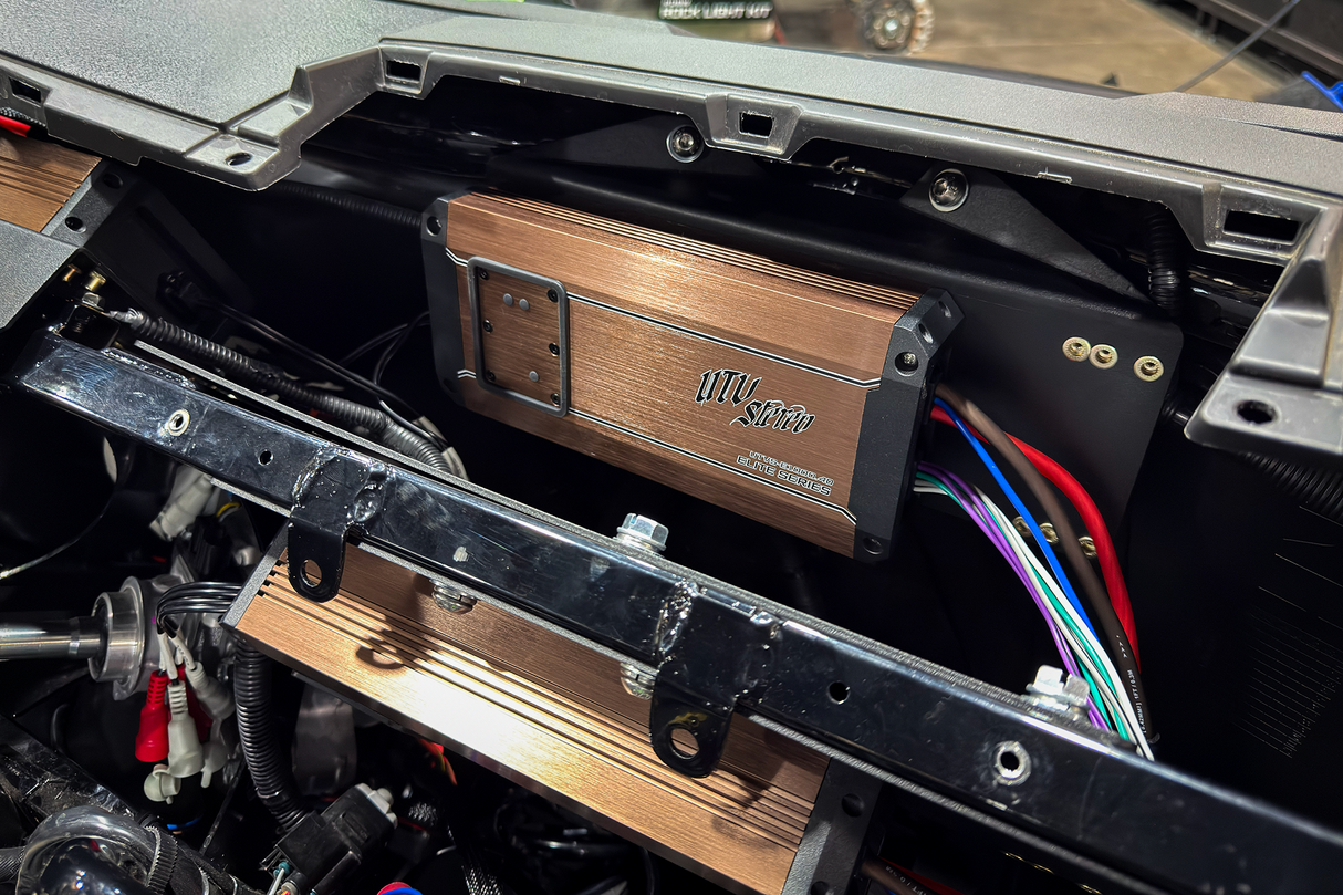 Kawasaki® Teryx H2 Firewall Amplifier Mount | UTVS-H2-AMPMT-FW UTV Stereo