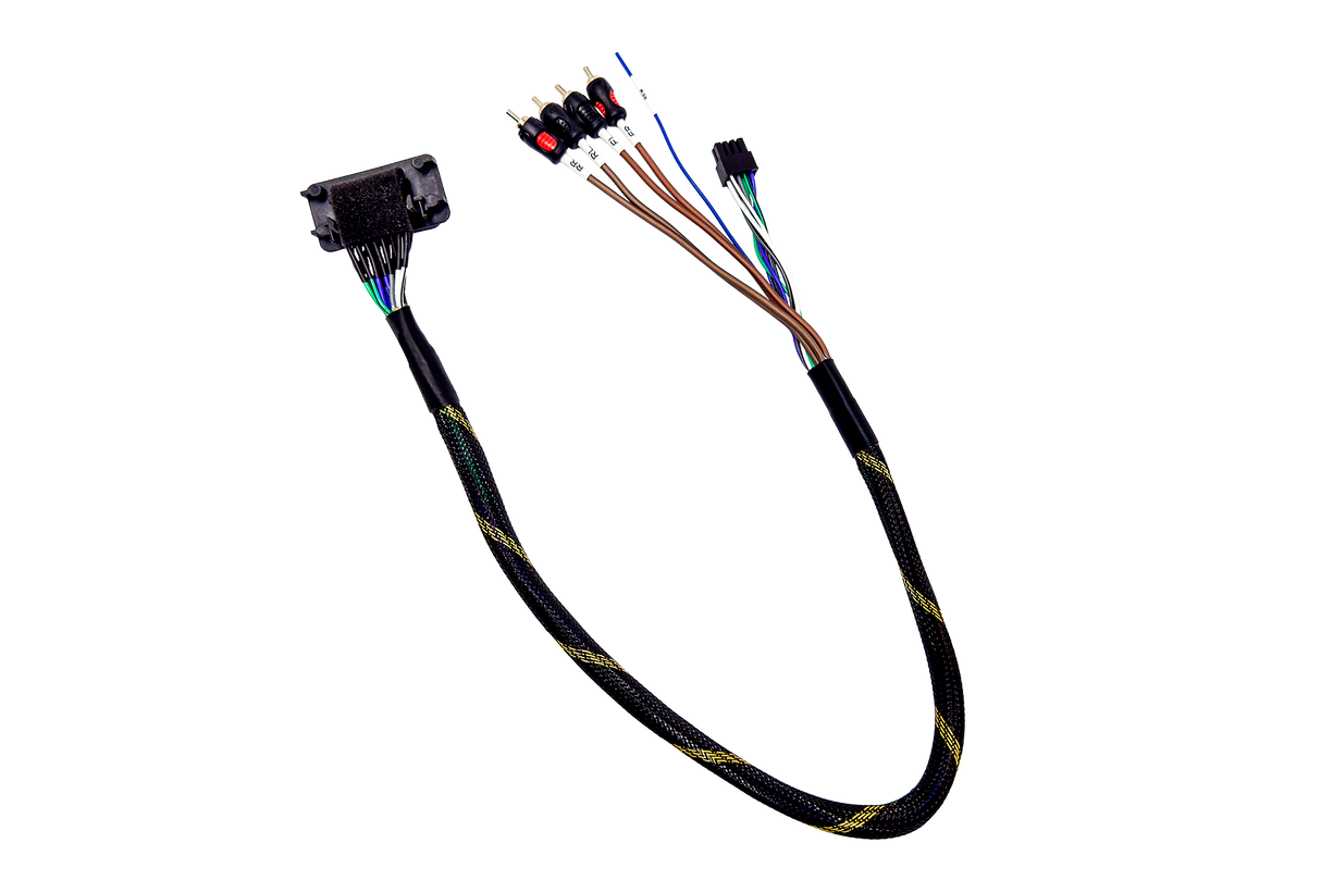 '20-'26 RZR® Pro Series Ride Command Front & Rear RCA Output + Speaker Wire & Remote | UTVS-PRO-RC-RCA-OUT UTV Stereo