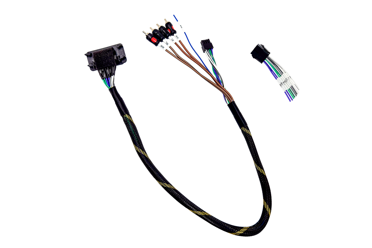 '20-'26 RZR® Pro Series Ride Command Front & Rear RCA Output + Speaker Wire & Remote | UTVS-PRO-RC-RCA-OUT UTV Stereo