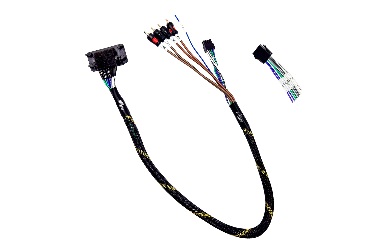 '20-'26 RZR® Pro Series Ride Command Front & Rear RCA Output + Speaker Wire & Remote | UTVS-PRO-RC-RCA-OUT UTV Stereo