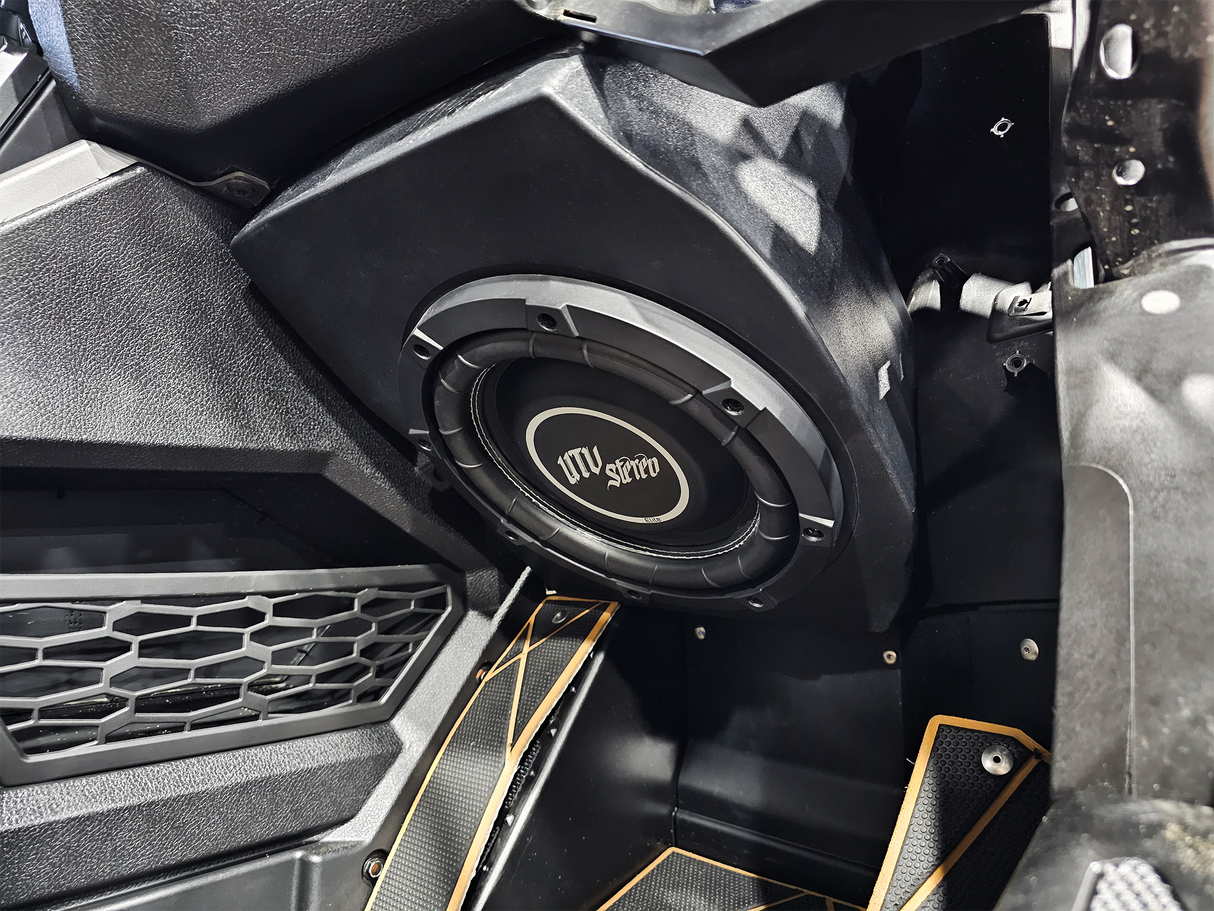 '20-'24 RZR® Pro Series 10" Vented Dash Subwoofer Enclosure | UTVS-PRO-VENC-DASH-10 UTV Stereo