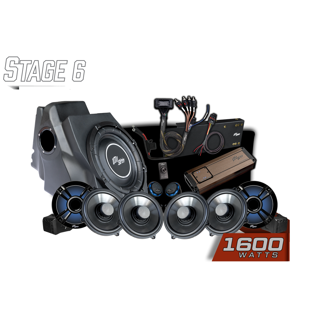 '25-'26 RZR® Pro Series Ride Command® Stage 6 Stereo Kit | UTVS-PRO2-S6-RC UTV Stereo
