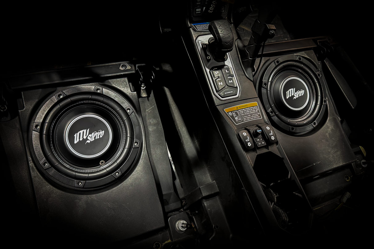 Can-Am® Maverick R 10" Front Driver Subwoofer Enclosure (4-SEAT MODELS) – Unloaded | UTVS-R-ENC-DRIVER-4F UTV Stereo