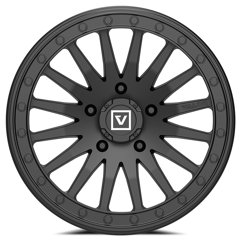 V06 Satin Black UTV Beadlock
