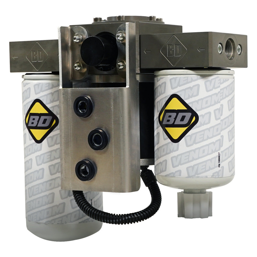 VENOM FUEL LIFT PUMP C/W FILTER & SEPARATOR CHEVY 6.6L DURAMAX 2001-2010
