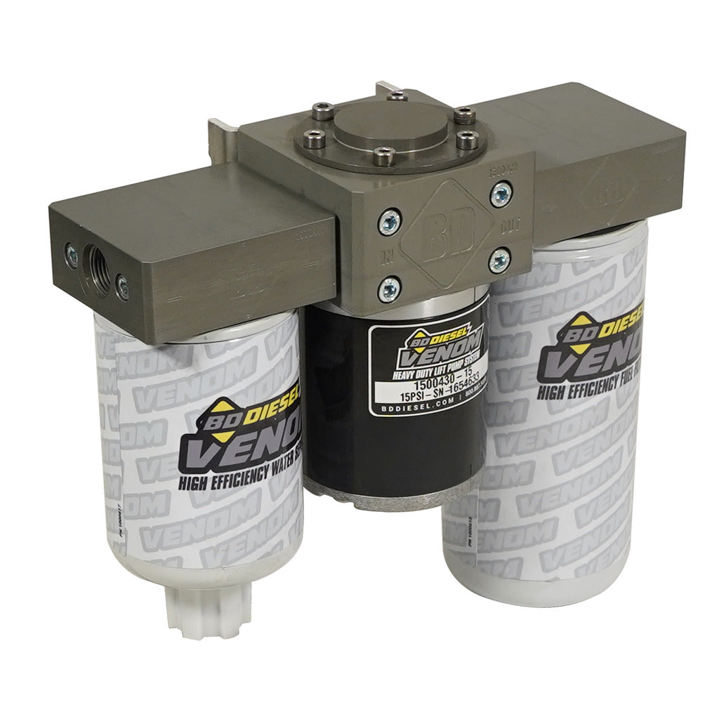 VENOM FUEL LIFT PUMP C/W FILTER & SEPARATOR DODGE 5.9L CUMMINS 2003-2004.5