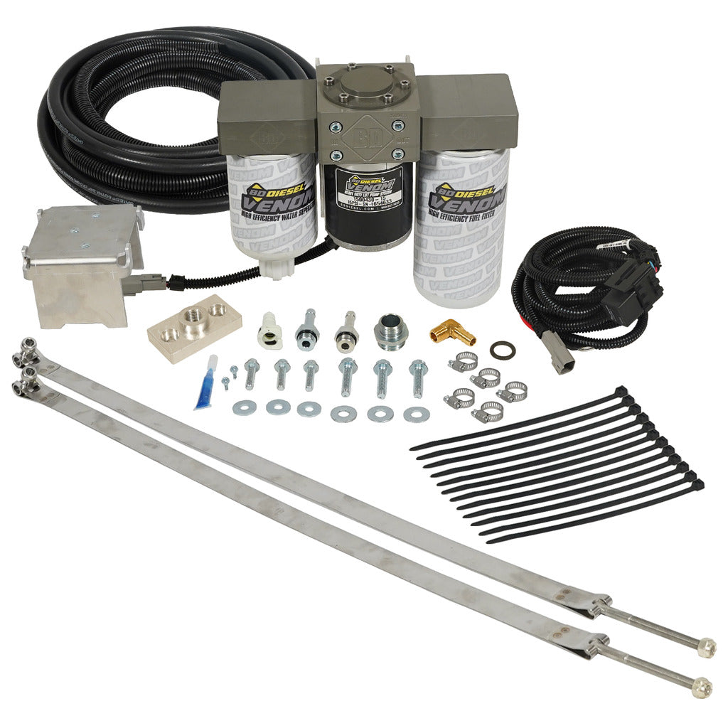 VENOM FUEL LIFT PUMP C/W FILTER & SEPARATOR DODGE 5.9L CUMMINS 2003-2004.5