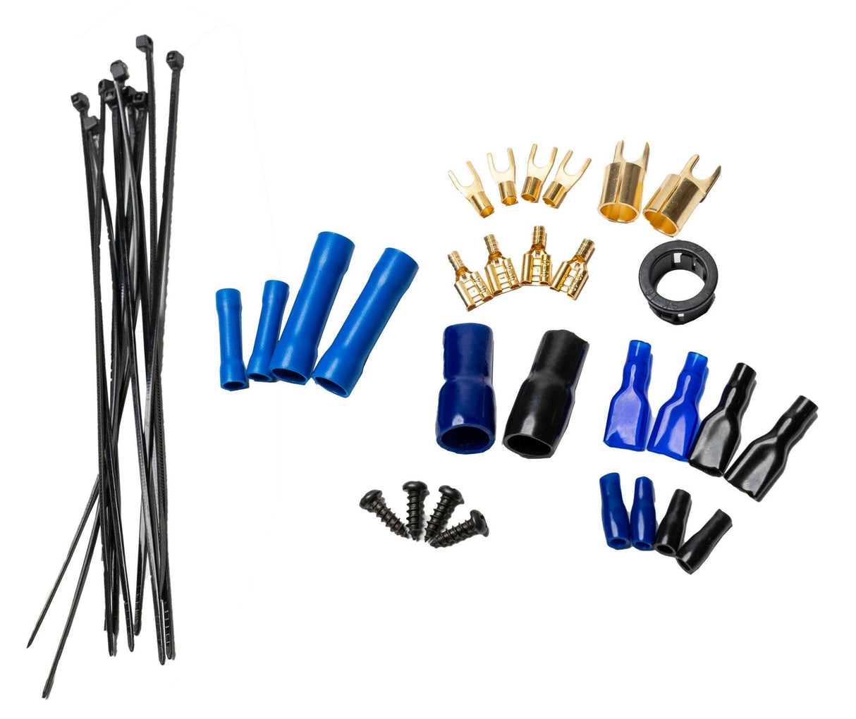 VFL 0 Gauge Complete OFC (Oxygen Free Copper) Amplifier Wiring Kit - High Power Car Audio Amp Install Kit with Power, Ground & RCA Cables
