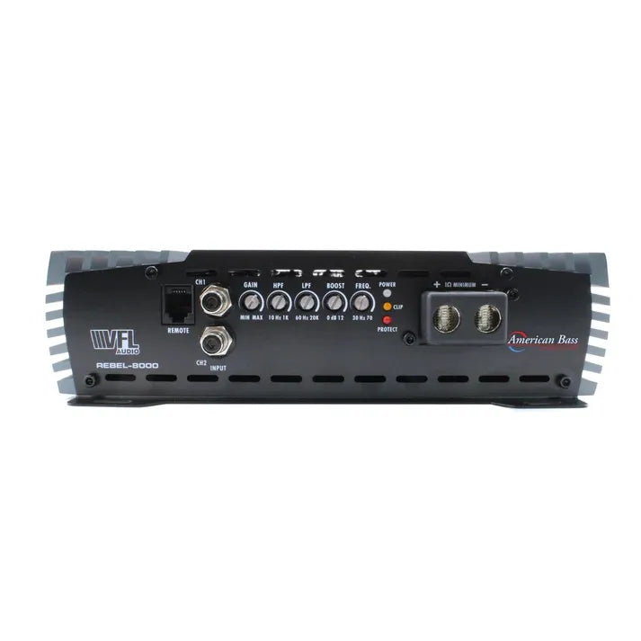 American Bass VFL REBEL 8000.1 8000W RMS Monoblock Amplifier