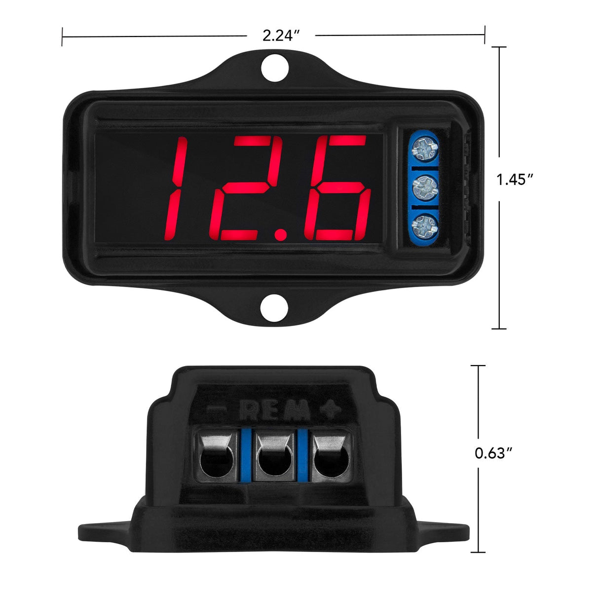 Taramps VTR 1000 Automotive Digital Voltmeter Taramps US