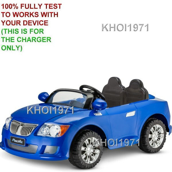 12V Convertible Ride-On Car Wall Charger AC Adapter for Kids