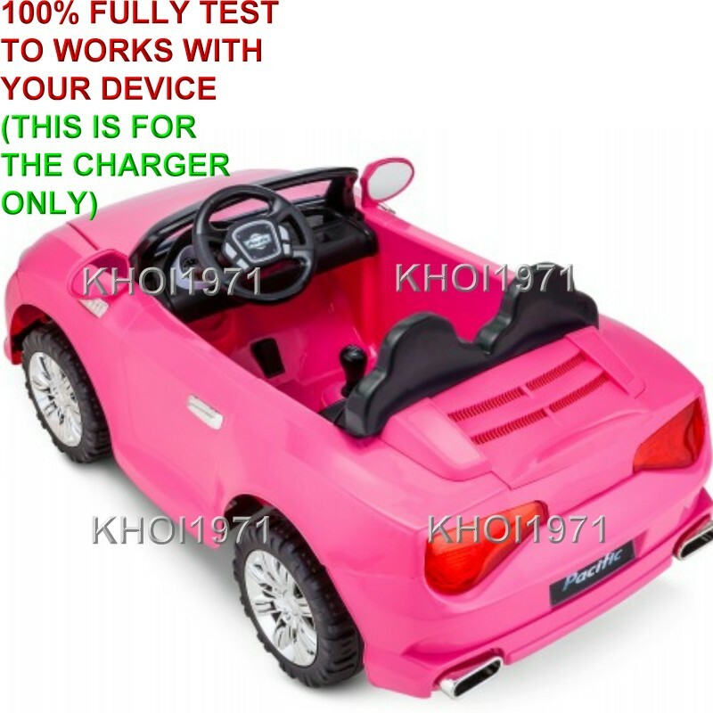 12V Convertible Ride-On Car Wall Charger AC Adapter for Kids