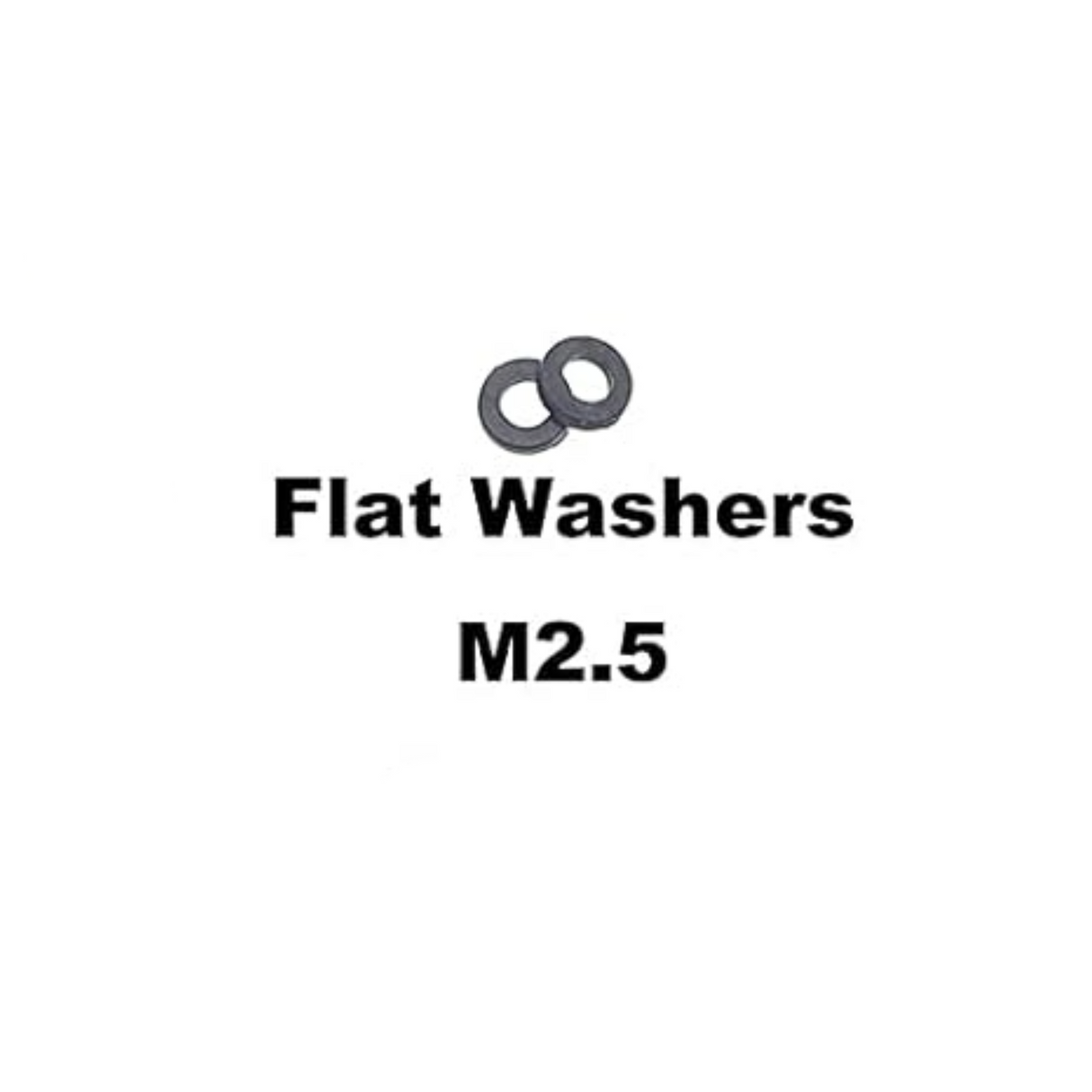 M2.5 Nylon Hex Standoffs Spacers Screws Nuts Flat washer TekShack
