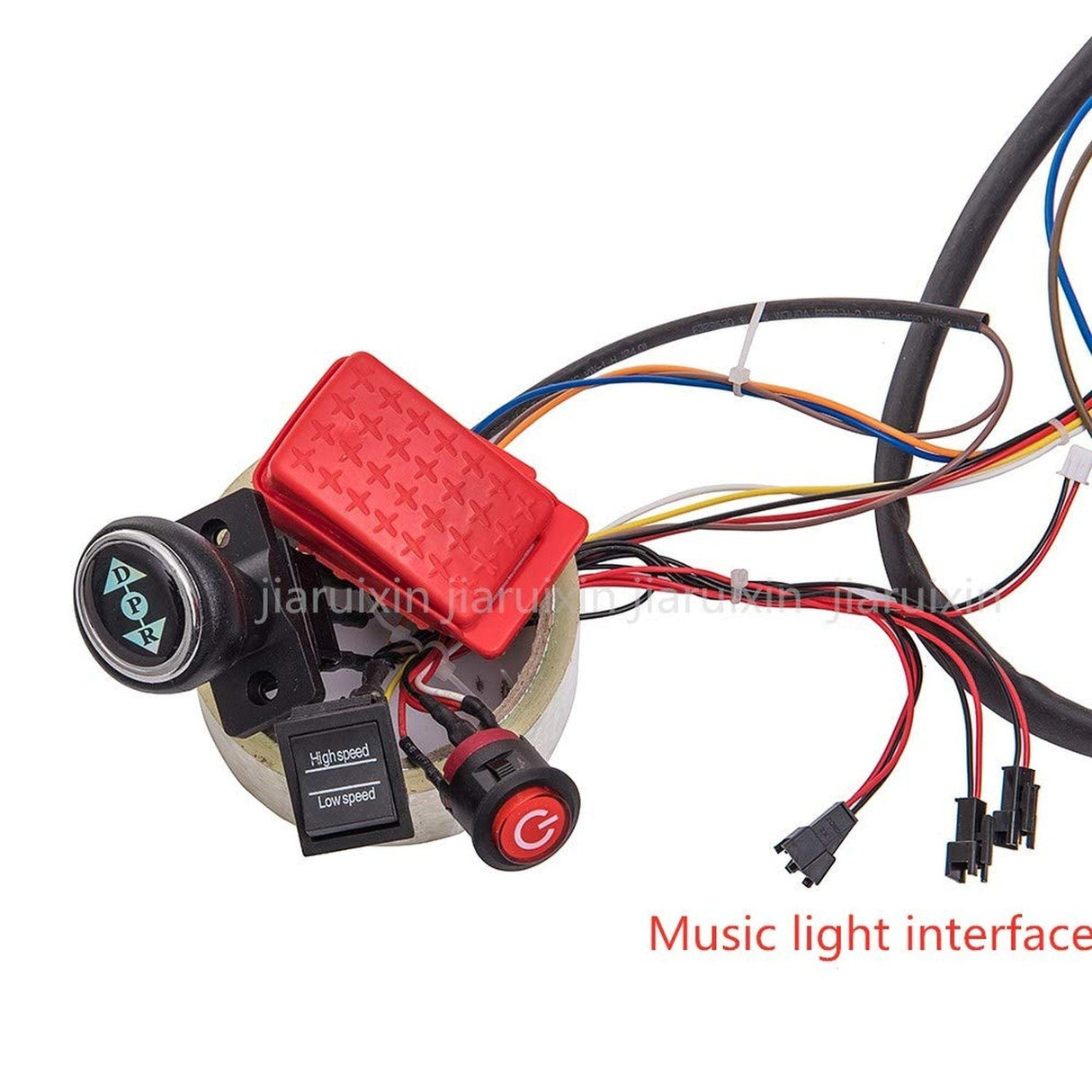 12V Kids Ride-On Car with DIY Modified Wiring and Remote Control Complete Set