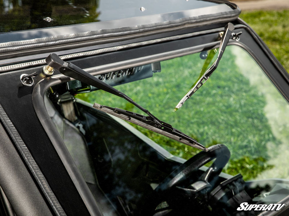 SuperATV Universal Glass Windshield Wiper Manual UTV Assembly