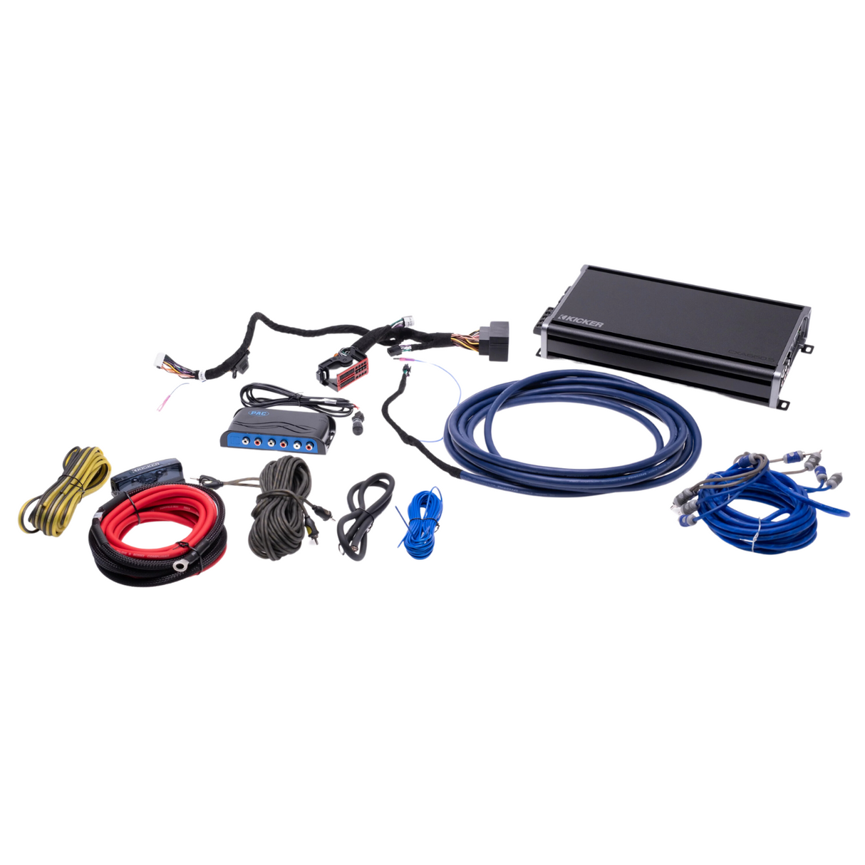 Kicker Complete Plug & Play 5-Channel Amp Kit Bundle | '18- '23 JL Wrangler/ '20- '23 JT Gladiator