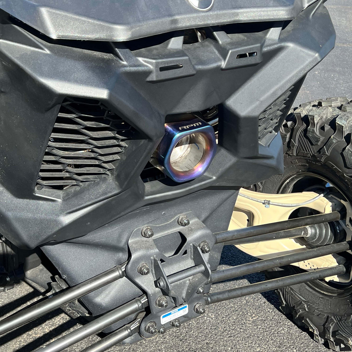 RPM Can-Am X3 Stainless Replacement Colored Tip