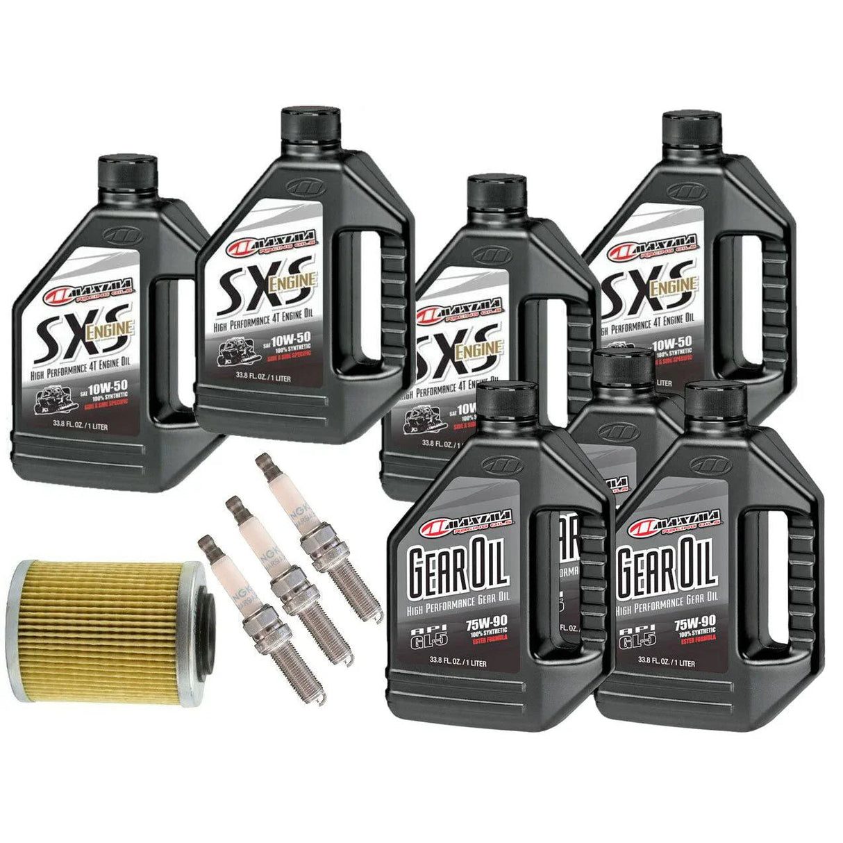 Maxima Can-Am Maverick X3 Full Synthetic Oil Change Kit