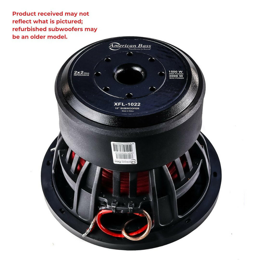 XFL 10" Subwoofer Refurbished