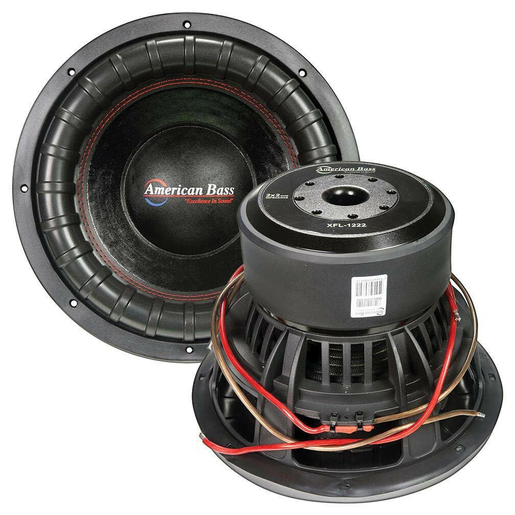 XFL 12″ Car Subwoofer | 1500 Watts RMS | Dual Voice Coil 2 Ohm or 4 Ohm