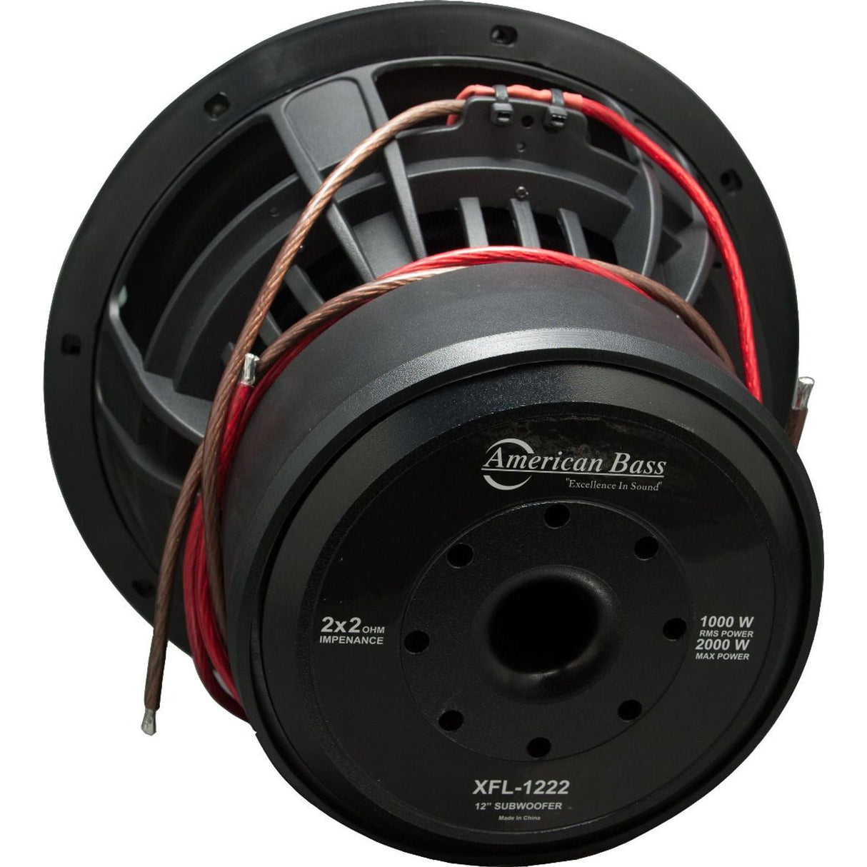 American Bass XFL-1222 12" 1000W RMS Subwoofer 1000 DVC 2-Ohm
