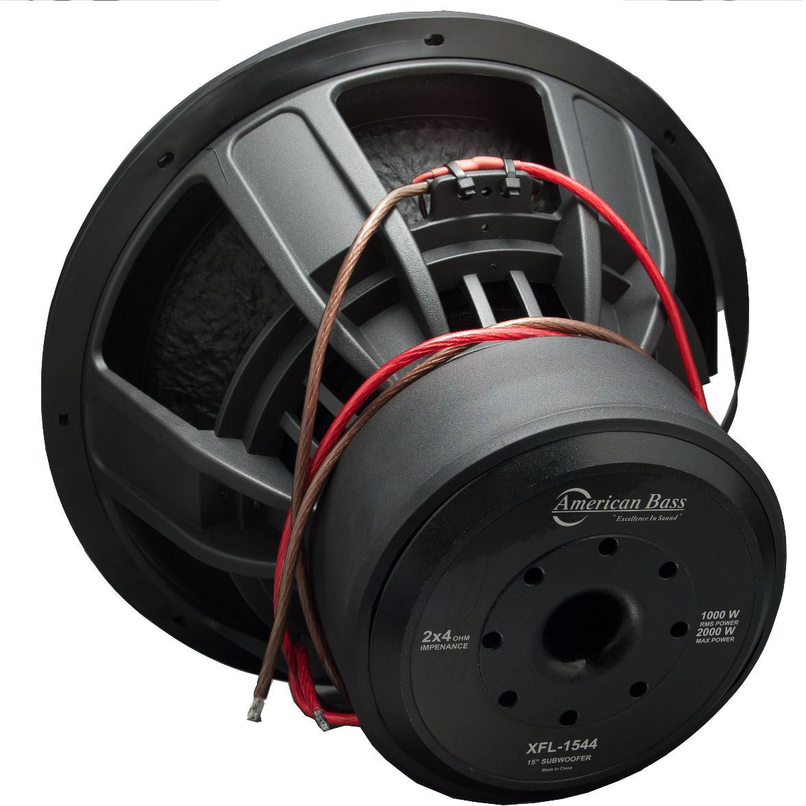 American Bass XFL-1544 15" 1000W RMS Subwoofer DVC 4-Ohm
