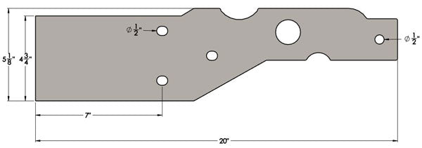 XJ-MJ Front Bumper Builder Brackets