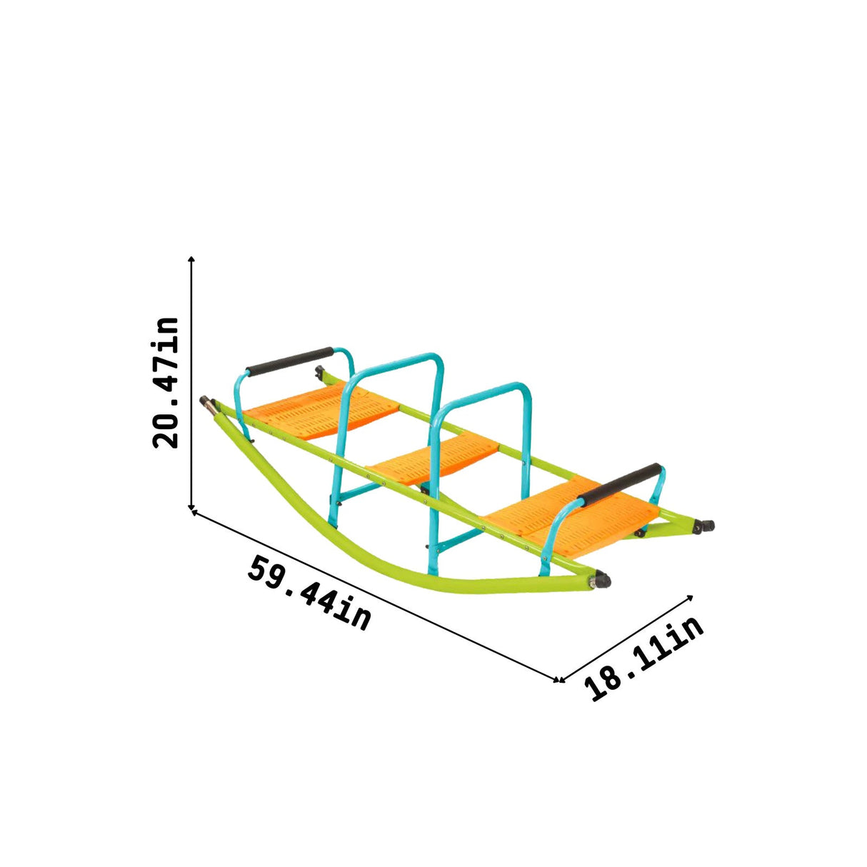 High Quality Plastic Kids Seesaw with Comfortable Seats for Playground Use