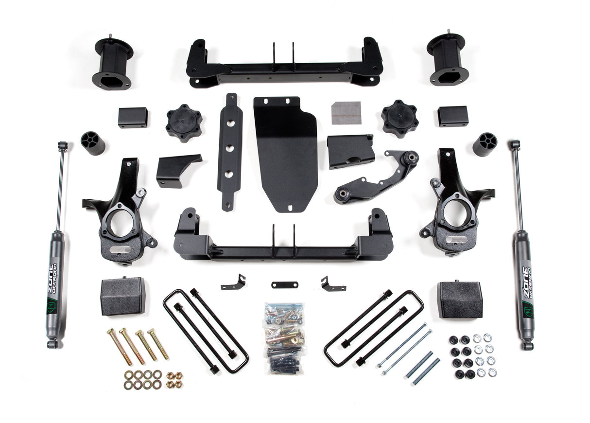6.5 Inch Lift Kit | Chevy Silverado & GMC Sierra 1500 (14-18) 4WD Zone Offroad