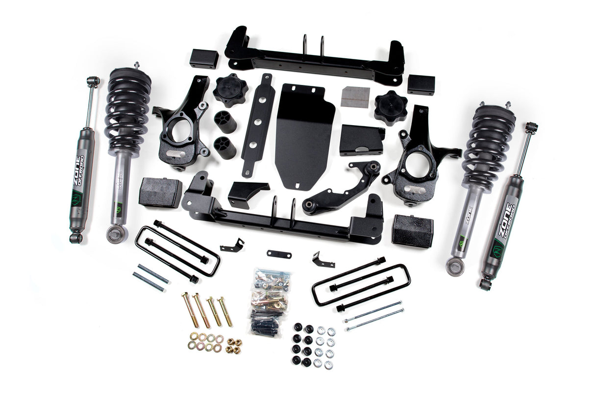 4.5 Inch Lift Kit | Chevy Silverado & GMC Sierra 1500 (14-18) 4WD Zone Offroad