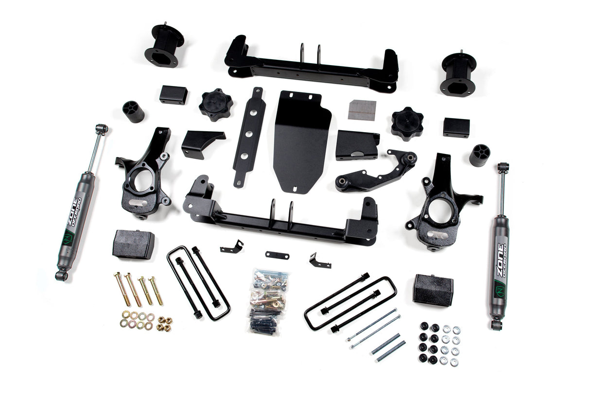4.5 Inch Lift Kit | Chevy Silverado & GMC Sierra 1500 (14-18) 4WD Zone Offroad