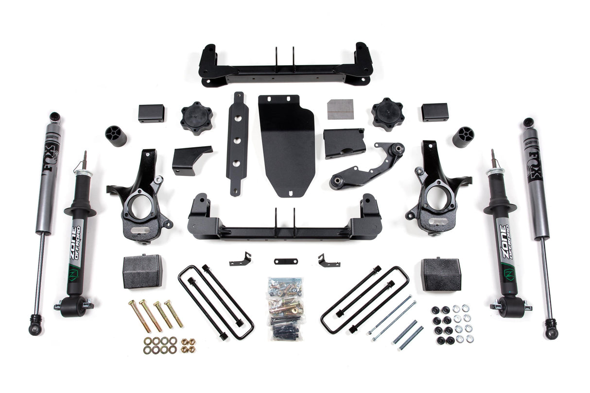 6.5 Inch Lift Kit | Chevy Silverado & GMC Sierra 1500 (14-18) 4WD Zone Offroad