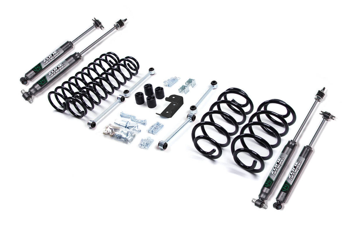3 Inch Lift Kit | Jeep Wrangler TJ (03-06) Zone Offroad