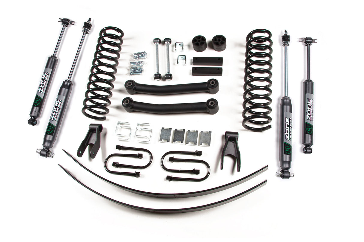 4.5 Inch Lift Kit | Jeep Cherokee XJ (84-01) Zone Offroad
