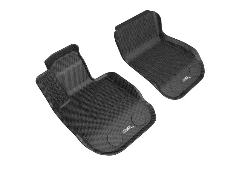 3D MAXpider 2020 Toyota Supra Kagu 1st Row Floormat - Black 3D MAXpider