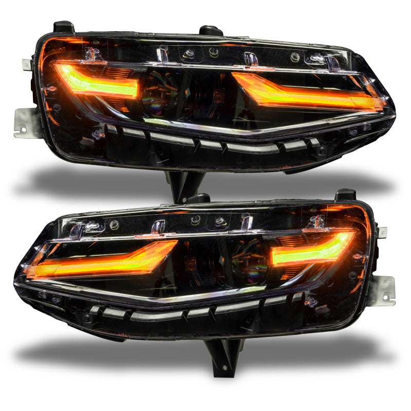 Oracle 19-21 Chevy Camaro LS/LT RGB+A Headlight DRL Kit - ColorSHIFT w/ BC1 Controller