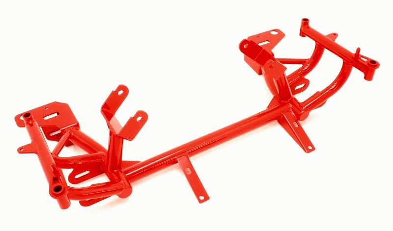 BMR 98-02 4th Gen F-Body K-Member w/ Turbo LS1 Motor Mounts and Pinto Rack Mounts - Red BMR Suspension
