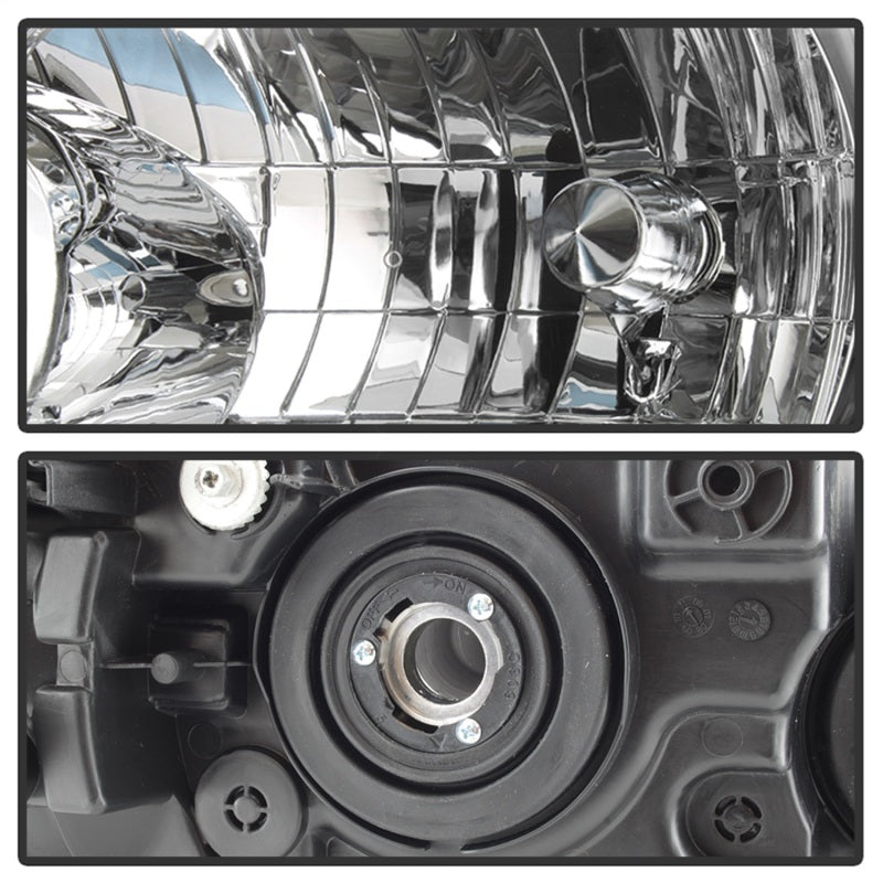 xTune Toyota Highlander 04-06 (Non Hybrid Models) OEM Style Headlights Chrome HD-JH-THIGH04-AM-C