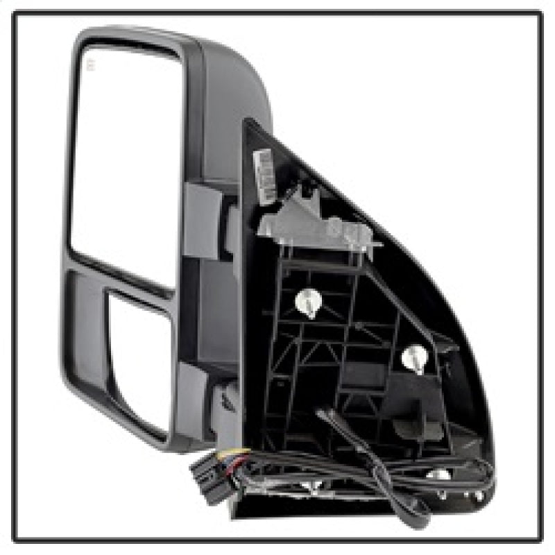 xTune Ford Superduty 08-15 L&R Extendable Power Heated Adjust Mirror Amber MIR-FDSD08S-PW-AM-SET