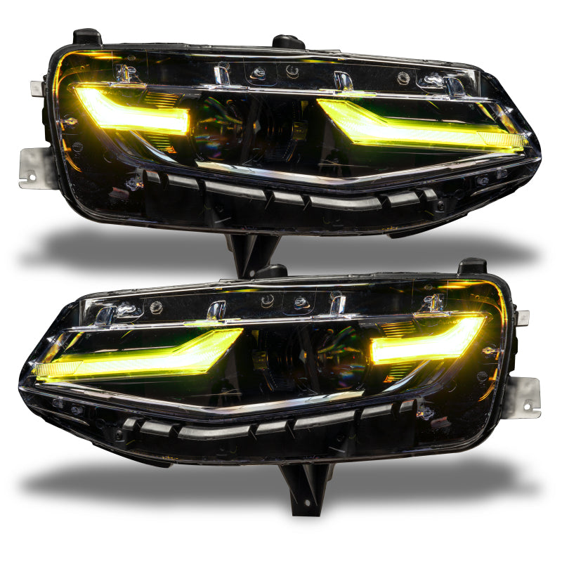 Oracle 19-21 Chevy Camaro LS/LT RGB+A Headlight DRL Kit - ColorSHIFT w/ 2.0 Controller