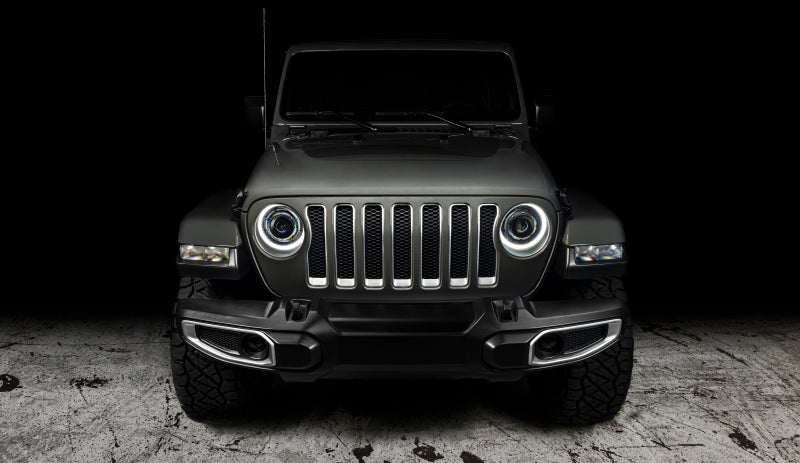 Oracle Oculus BiLED Projector Headlights for Jeep JL/Gladiator JT Satin Silver 5500K