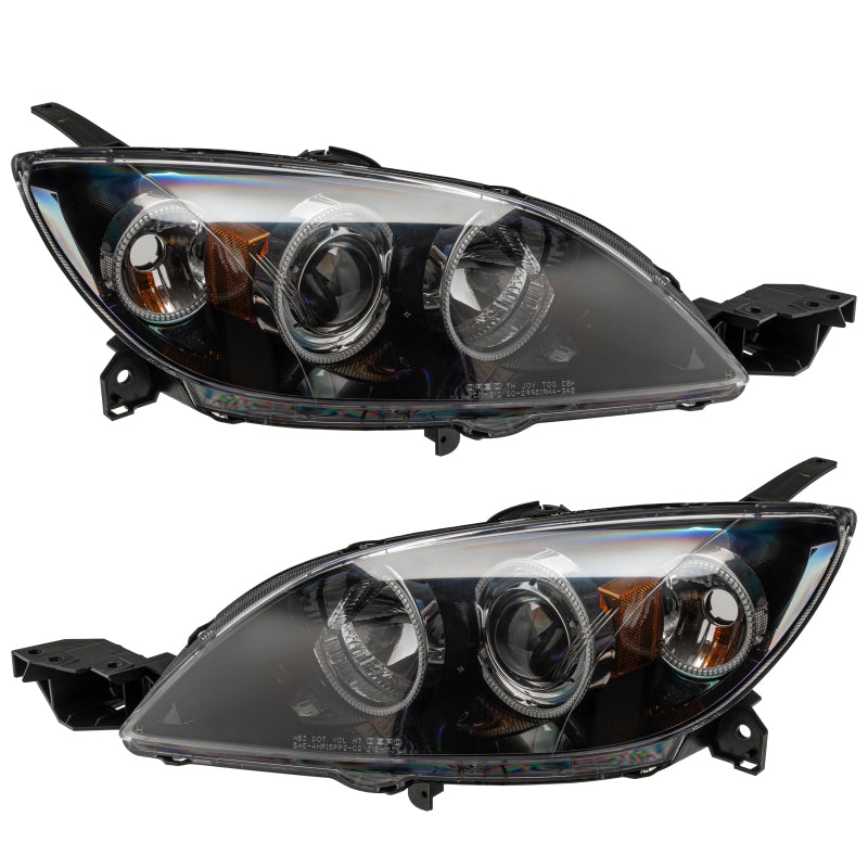 Oracle 04-09 Mazda 3 SMD HL - Hatchback - Halogen Style - ColorSHIFT w/ Simple Cntrl