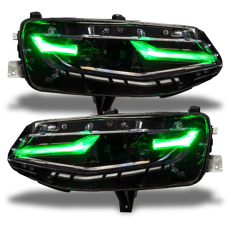 Oracle 19-21 Chevy Camaro LS/LT RGB+A Headlight DRL Kit - ColorSHIFT w/ BC1 Controller