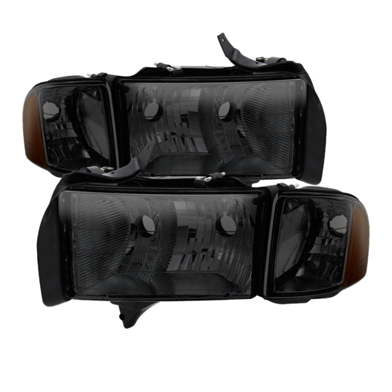 xTune Dodge Ram Sport Model Only 1999-2002 OEM Headlights Smoked HD-JH-DR99-SP-SM