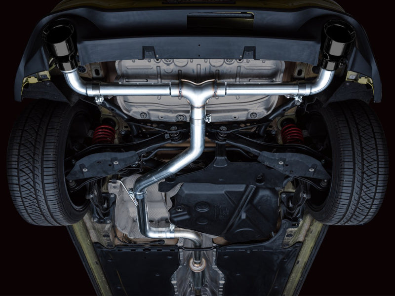 AWE 2022 VW GTI MK8 Track Edition Exhaust - Diamond Black Tips